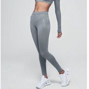 Alo yoga High Waist Thrill Seeker Legging in Steel Blue (Small)